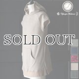 コットンパイル プルパーカーキャップスリーブTEE【MADE IN JAPAN】『日本製』/ Upscape Audience