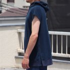 More photos2: 【RE PRICE / 価格改定】コットンパイル プルパーカーキャップスリーブTEE【MADE IN JAPAN】『日本製』/ Upscape Audience