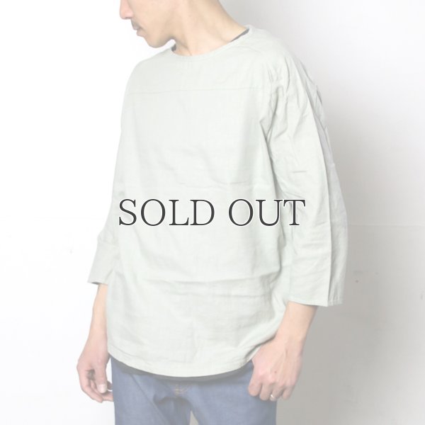 画像8: 綿麻ツイル ヘムラウンド サドルショルダー7/SオーバーサイズシャツTEE【MADE IN JAPAN】『日本製』/ Upscape Audience