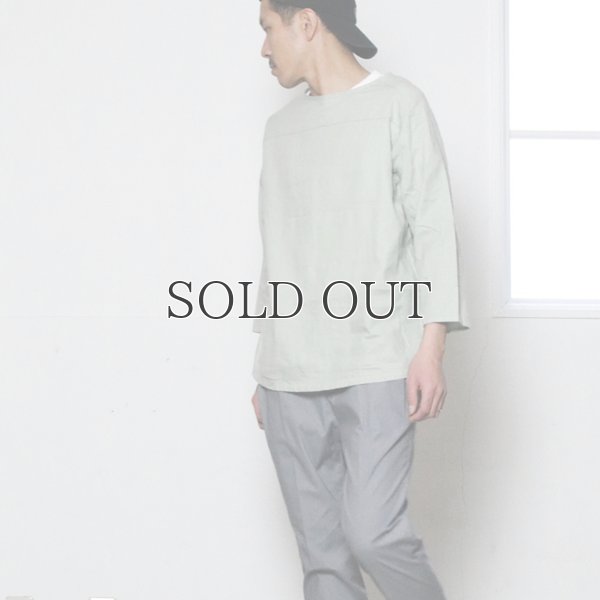 画像6: 綿麻ツイル ヘムラウンド サドルショルダー7/SオーバーサイズシャツTEE【MADE IN JAPAN】『日本製』/ Upscape Audience