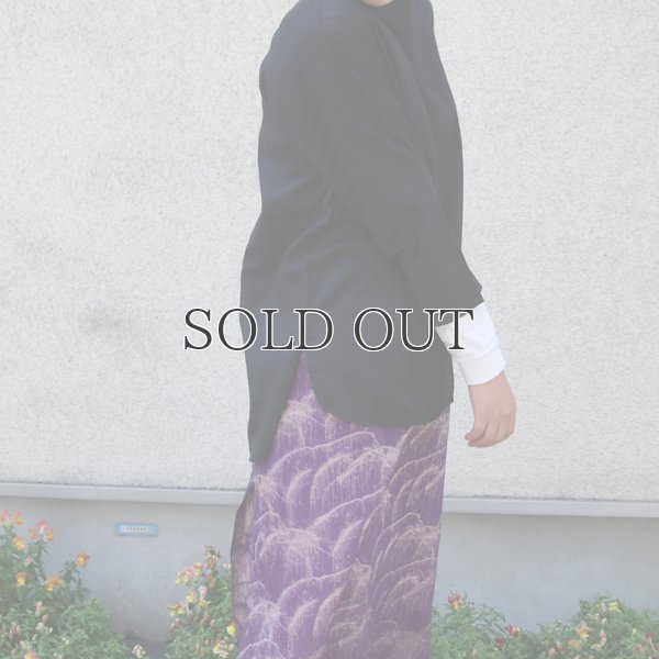 画像5: 綿麻ツイル ボトルネック サドルヘムラウンド7/SビックシャツTEE【MADE IN JAPAN】『日本製』/ Upscape Audience