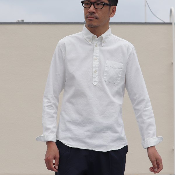 画像8: オックスナローカラーボタンダウンプルオーバーL/Sシャツ【MADE IN JAPAN】『日本製』/ Upscape Audience
