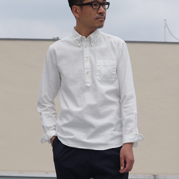 画像9: オックスナローカラーボタンダウンプルオーバーL/Sシャツ【MADE IN JAPAN】『日本製』/ Upscape Audience