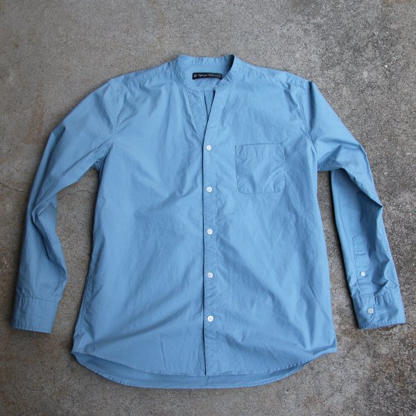 画像23: タイプライターVネックバンドカラー L/S シャツ【MADE IN JAPAN】『日本製』/ Upscape Audience