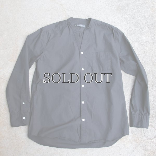 画像24: 【RE PRICE / 価格改定】タイプライターVネックバンドカラー L/S シャツ【MADE IN JAPAN】『日本製』/ Upscape Audience