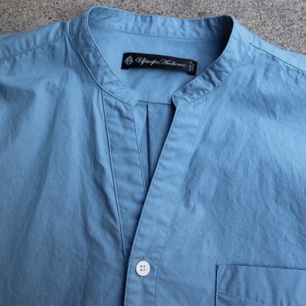 画像20: タイプライターVネックバンドカラー L/S シャツ【MADE IN JAPAN】『日本製』/ Upscape Audience