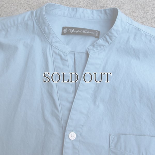 画像20: 【RE PRICE / 価格改定】タイプライターVネックバンドカラー L/S シャツ【MADE IN JAPAN】『日本製』/ Upscape Audience