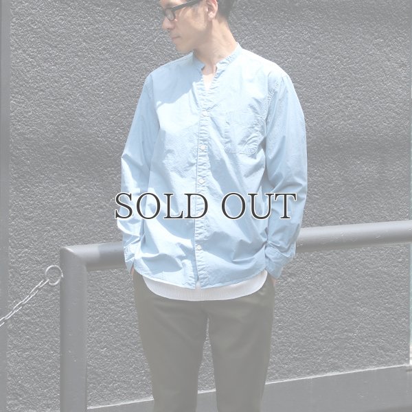 画像16: 【RE PRICE / 価格改定】タイプライターVネックバンドカラー L/S シャツ【MADE IN JAPAN】『日本製』/ Upscape Audience