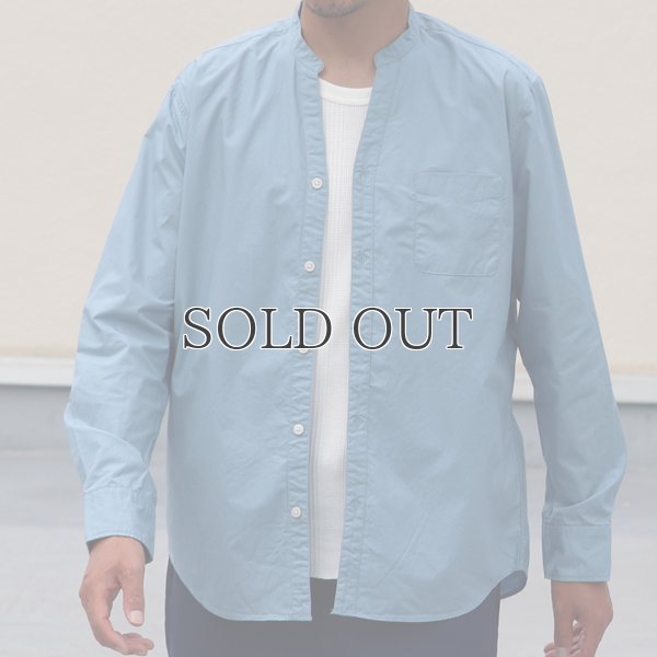 画像3: 【RE PRICE / 価格改定】タイプライターVネックバンドカラー L/S シャツ【MADE IN JAPAN】『日本製』/ Upscape Audience