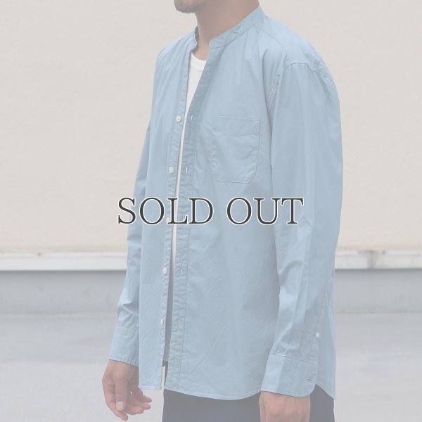 画像4: 【RE PRICE / 価格改定】タイプライターVネックバンドカラー L/S シャツ【MADE IN JAPAN】『日本製』/ Upscape Audience