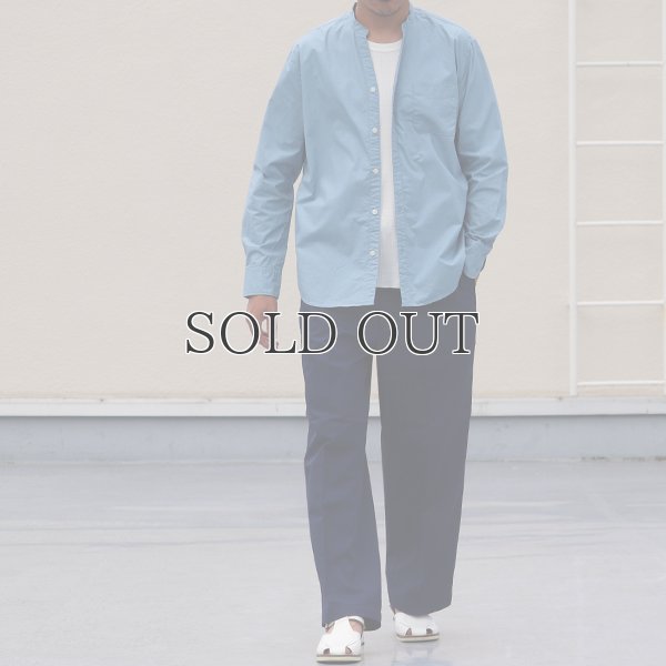 画像5: 【RE PRICE / 価格改定】タイプライターVネックバンドカラー L/S シャツ【MADE IN JAPAN】『日本製』/ Upscape Audience