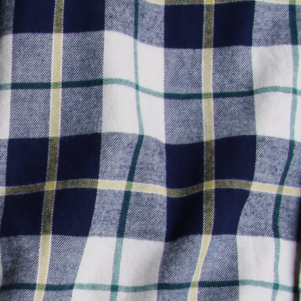 画像18: 【RE PRICE / 価格改定】フランネルチェックバンドカラーロング長袖_Shirts【MADE IN JAPAN】『日本製』/ Upscape Audience