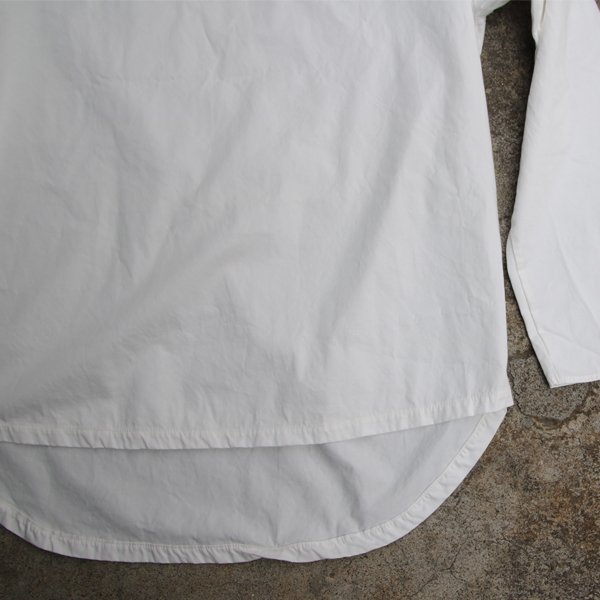 画像18: コットンギャバジンサドルショルダーヘムラウンドL/SシャツTEE【MADE IN JAPAN】『日本製』/ Upscape Audience