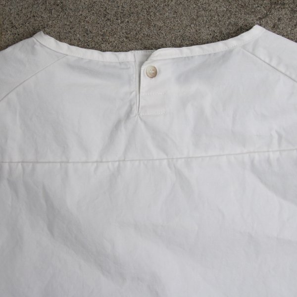 画像20: コットンギャバジンサドルショルダーヘムラウンドL/SシャツTEE【MADE IN JAPAN】『日本製』/ Upscape Audience