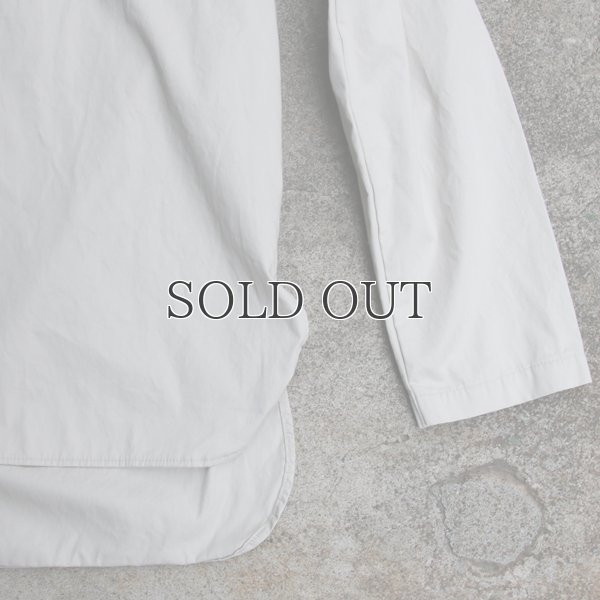 画像15: コットンギャバジンノーカラーP/O コンチョ釦L/SシャツTEE【MADE IN JAPAN】『日本製』/ Upscape Audience