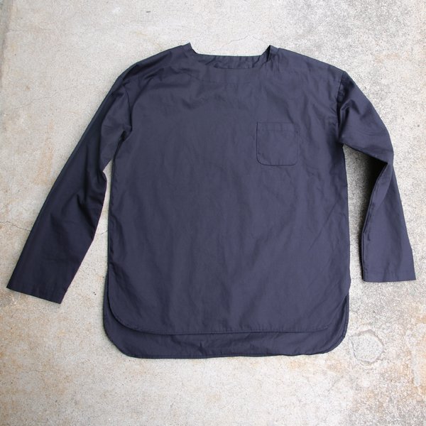 画像20: 【RE PRICE / 価格改定】コットンギャバジンボートネックP/O ポケット付L/SシャツTEE【MADE IN JAPAN】『日本製』/ Upscape Audience