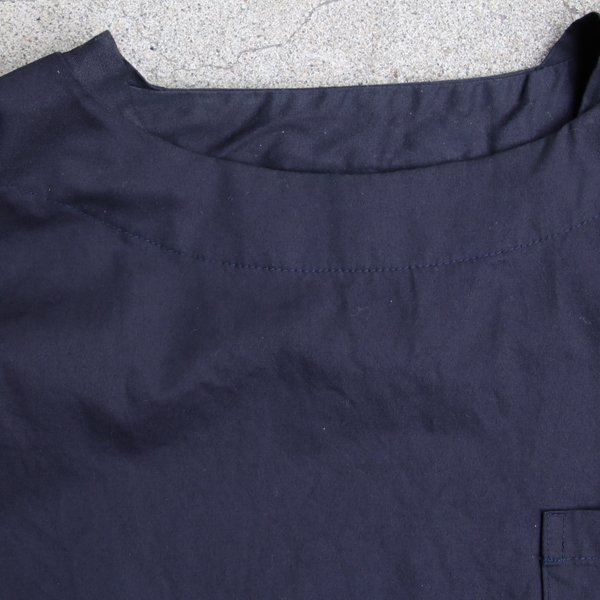 画像13: 【RE PRICE / 価格改定】コットンギャバジンボートネックP/O ポケット付L/SシャツTEE【MADE IN JAPAN】『日本製』/ Upscape Audience