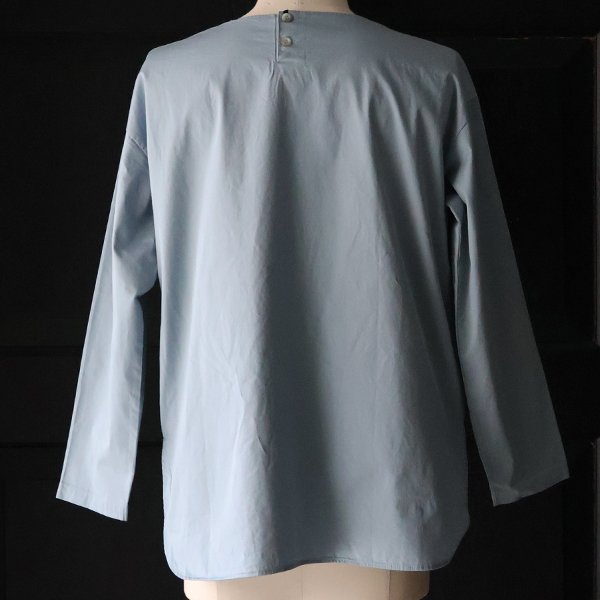 画像5: 【RE PRICE / 価格改定】コットンギャバジンボートネックP/O ポケット付L/SシャツTEE【MADE IN JAPAN】『日本製』/ Upscape Audience