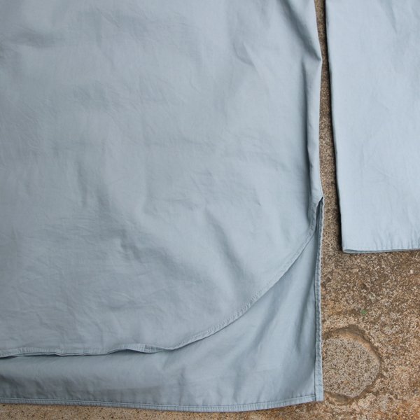 画像17: 【RE PRICE/価格改定】コットンギャバジンレースアップバンドカラー長袖シャツTEE【MADE IN JAPAN】『日本製』/ Upscape Audience