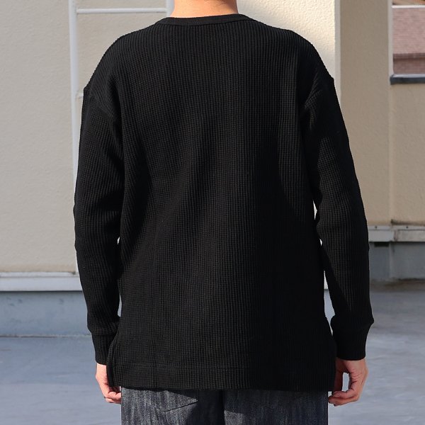 画像5: 【RE PRICE / 価格改定】ビッグワッフル C/N ルーズフィット ロングニットソー【MADE IN JAPAN】『日本製』 / Upscape Audience