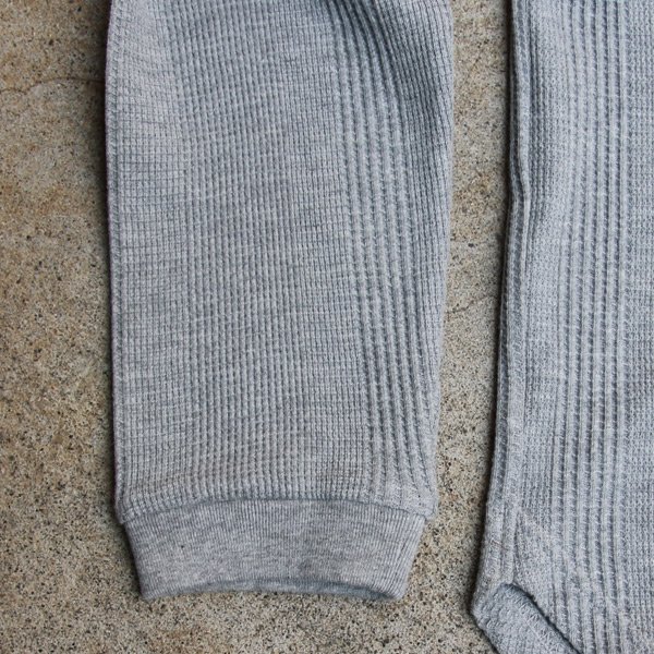 画像18: ランダムワッフル ヘムラウンドVネック L/S ニットソー【MADE IN JAPAN】『日本製』/ Upscape Audience
