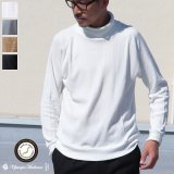 ランダムワッフル サドルショルダー タートルネック L/S ニットソー【MADE IN JAPAN】『日本製』/ Upscape Audience