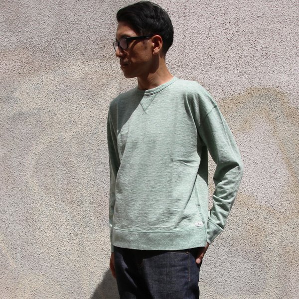 画像8: 【RE PRICE/価格改定】吊り編み天竺ガゼットクルーネック スウェットビッグ長袖Tee【MADE IN TOKYO】『東京製』/ Upscape Audience