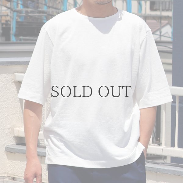 画像2: 【RE PRICE/価格改定】コットンシアサッカー天竺 ビック ハーフスリーブTee『日本製』Upscape Audience