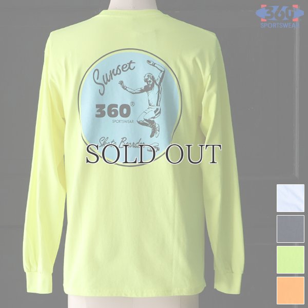 画像1: 【RE PRICE / 価格改定】360°SPORTS WEAR（スリーシックスティスポーツウェア） "CIRCLE" 6oz米綿丸胴L/S Tee/ Audience