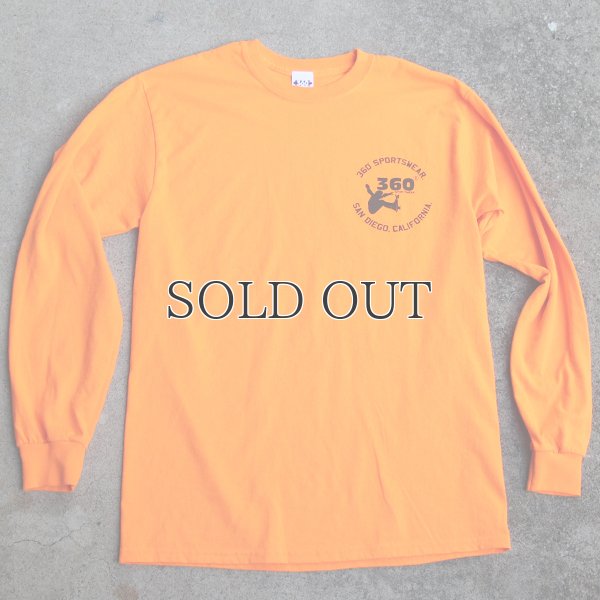 画像11: 360°SPORTS WEAR（スリーシックスティスポーツウェア） "PLAY" 6oz米綿丸胴L/S Tee/ Audience