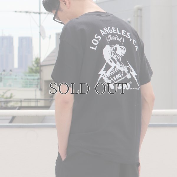 画像4: 360°SPORTS WEAR（スリーシックスティスポーツウェア） "LA" 6オンス米綿丸胴ポケ付き半袖 Tee/ Audience