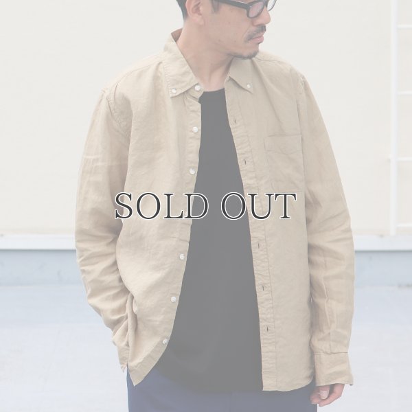 画像3: 【RE PRICE / 価格改定】"Hardmans"リネン ボタンダウン 長袖 シャツ『日本製』/ Upscape Audience