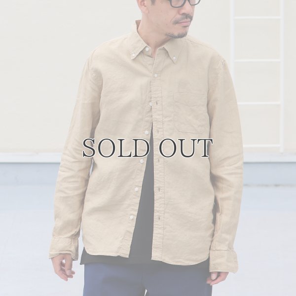 画像4: 【RE PRICE / 価格改定】"Hardmans"リネン ボタンダウン 長袖 シャツ『日本製』/ Upscape Audience