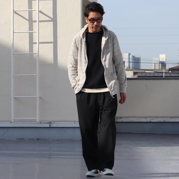 画像6: 【RE PRICE/価格改定】スーパーMIX杢サンドイッチパイルリバーシブルフードパーカー【MADE IN JAPAN】『日本製』/ Upscape Audience