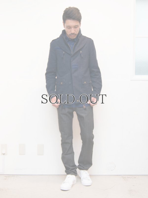 画像9: コットンリネンヘリンボーンへちま襟F-2ジャケット 【送料無料】 / Audience