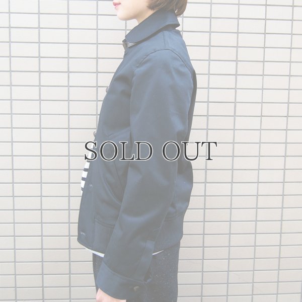画像3: 高密度サテンストレッチくるみボタンショールカラーブルゾン [Lady's] 【送料無料】 / Audience