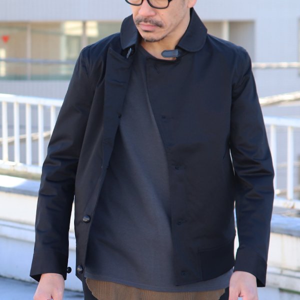 画像4: 【RE PRICE / 価格改定】高密度サテンストレッチくるみボタンショールカラーブルゾン  / Audience