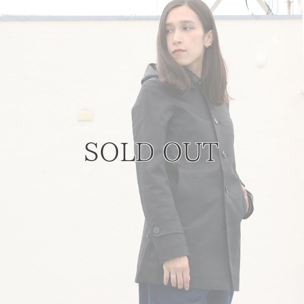 画像3: 高密度サテンストレッチフード付きステンカラーコート [Lady's] 【送料無料】 / Audience