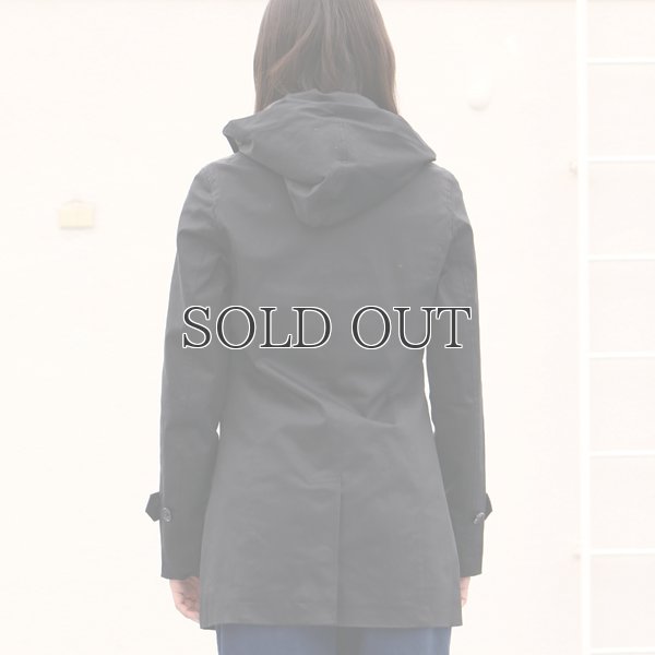 画像4: 高密度サテンストレッチフード付きステンカラーコート [Lady's] 【送料無料】 / Audience