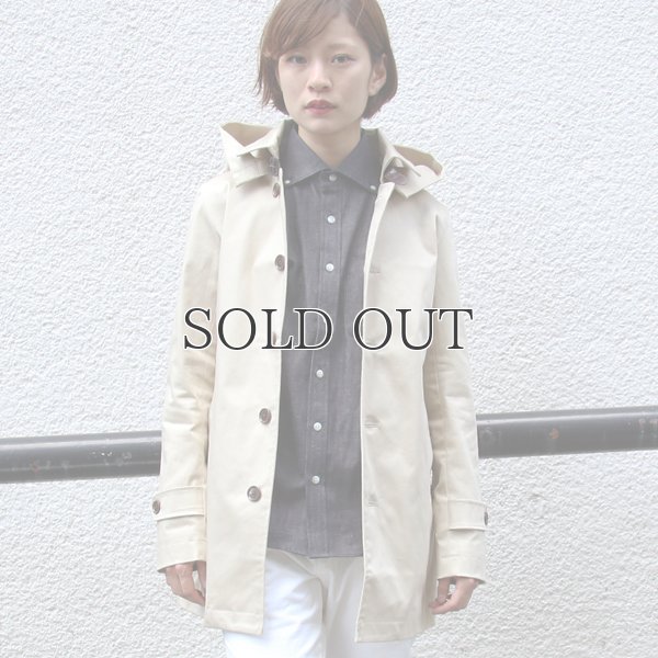 画像6: 高密度サテンストレッチフード付きステンカラーコート [Lady's] 【送料無料】 / Audience