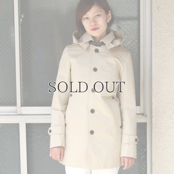 画像7: 高密度サテンストレッチフード付きステンカラーコート [Lady's] 【送料無料】 / Audience