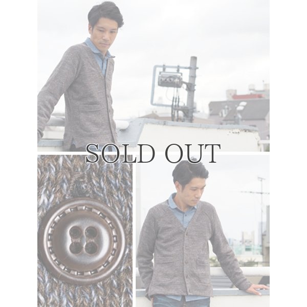 画像9: ウールスラブ粗挽mix杢ニットカーディガン【MADE IN JAPAN】『日本製』/ Upscape Audience