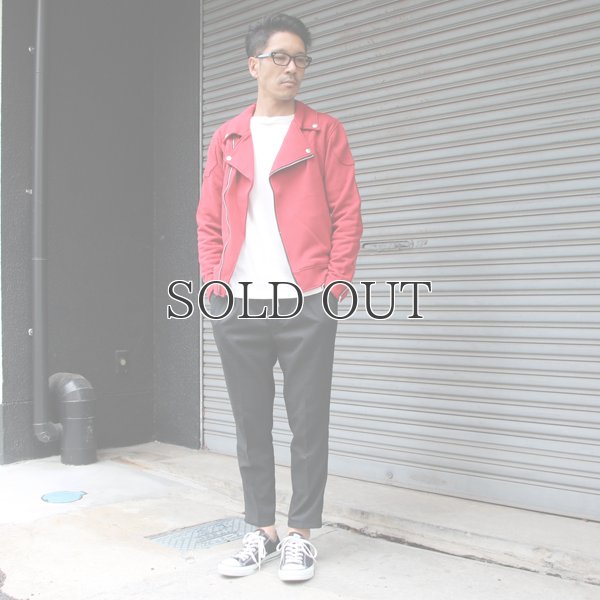 画像3: コーマ裏毛ダブルライダースジャケット【MADE IN JAPAN】『日本製』/ Upscape Audience