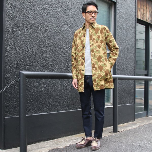 画像12: 【RE PRICE / 価格改定】カモ柄プリントツイルアトリエコート【MADE IN JAPAN】『日本製』/ Upscape Audience