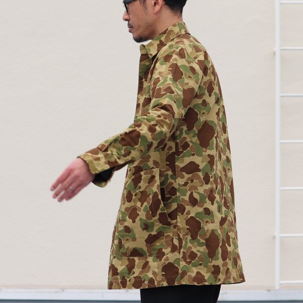 画像5: 【RE PRICE / 価格改定】カモ柄プリントツイルアトリエコート【MADE IN JAPAN】『日本製』/ Upscape Audience