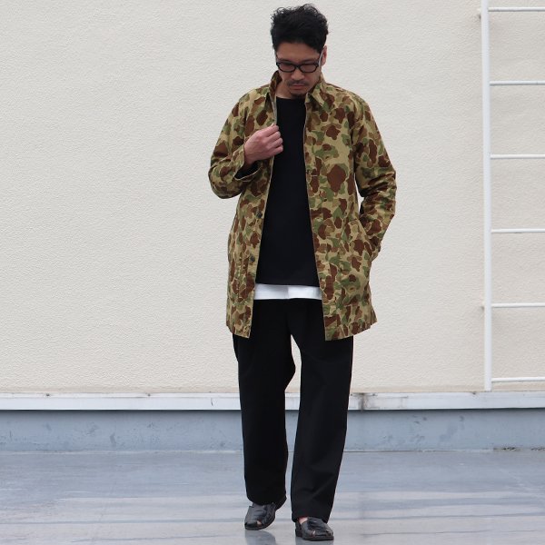 画像17: 【RE PRICE / 価格改定】カモ柄プリントツイルアトリエコート【MADE IN JAPAN】『日本製』/ Upscape Audience