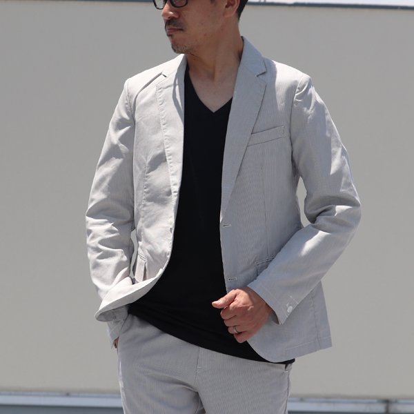 画像12: 【RE PRICE / 価格改定】Coolmax（クールマックス）コードレーン2ボタンテーラードジャケット  / Audience