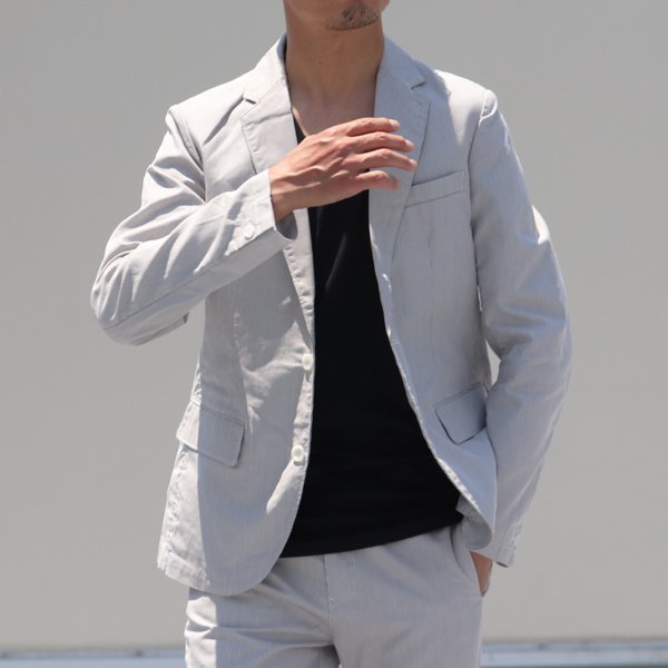 画像4: 【RE PRICE / 価格改定】Coolmax（クールマックス）コードレーン2ボタンテーラードジャケット  / Audience