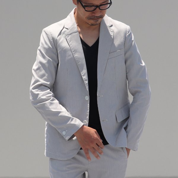 画像5: 【RE PRICE / 価格改定】Coolmax（クールマックス）コードレーン2ボタンテーラードジャケット  / Audience