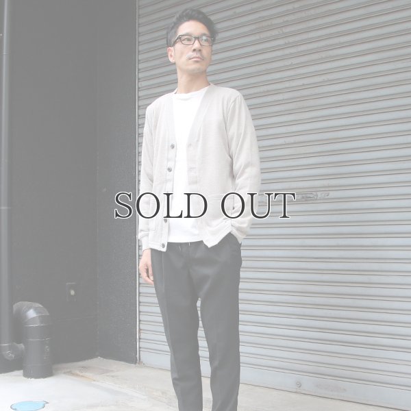 画像3: 9ゲージスパンニットソーVネック長袖カーディガン【MADE IN JAPAN】『日本製』/ Upscape Audience